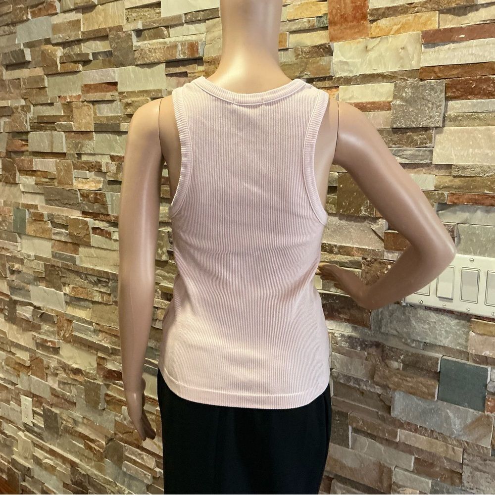 Agolde Ribbed Fitted Tank Top - Picture 3 of 6